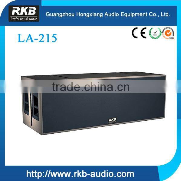 LA-215 3-way outdoor speaker box/dual 12'' speakers professional