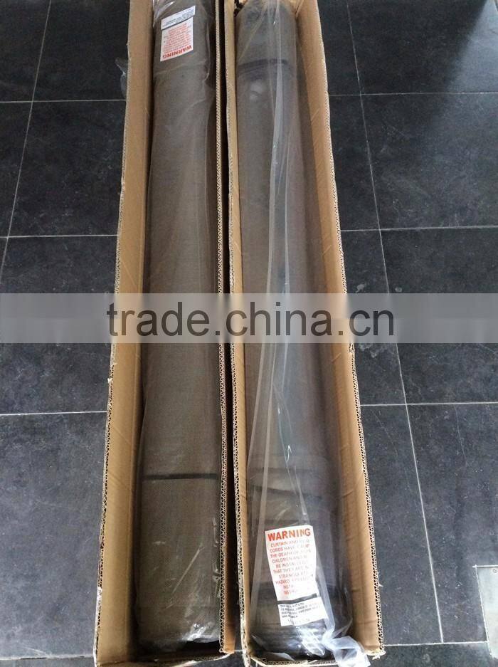 Clear PVC fabric roller up outdoor blinds