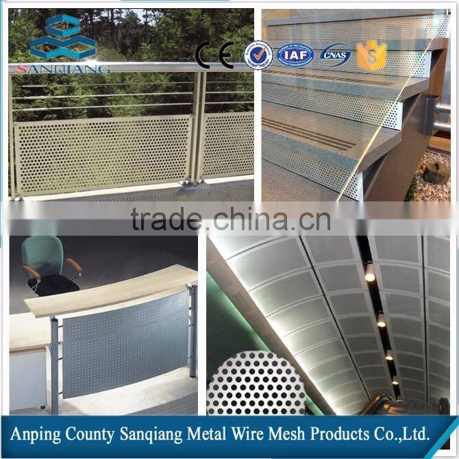hole punching mesh/perforated sheet steel/used for facade curtain wall/sunscreen/buildingwith appropriate price(anping sanqiang)