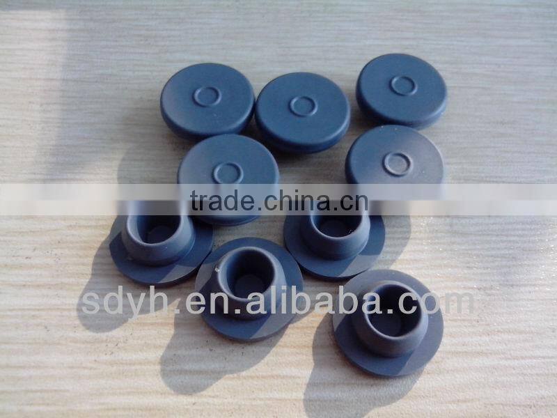 Butyl rubber stoppers for medical vial