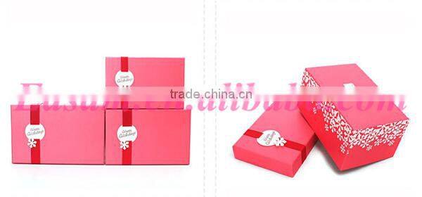 Wholesale gift box snowflake small square shape decorative christmas gift boxes