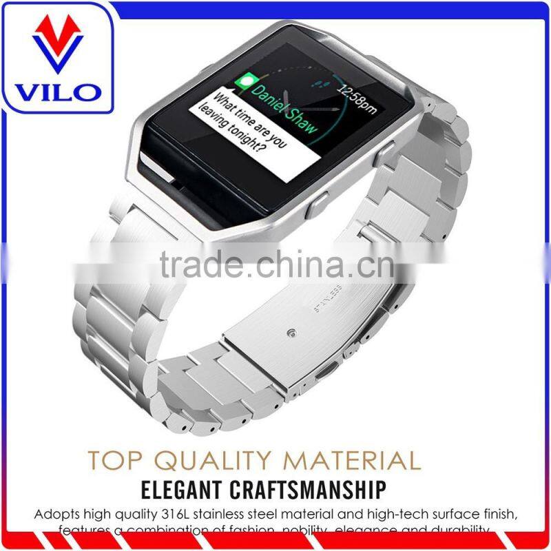stainless steel watch band extenders watch band for fitbit blaze band