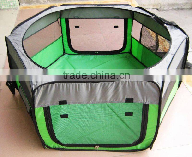Pop up dog cage folding pet playpen cage house