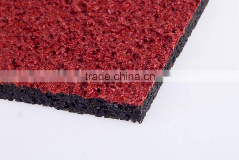 recycled sbr black rubber tire granules for running track construction