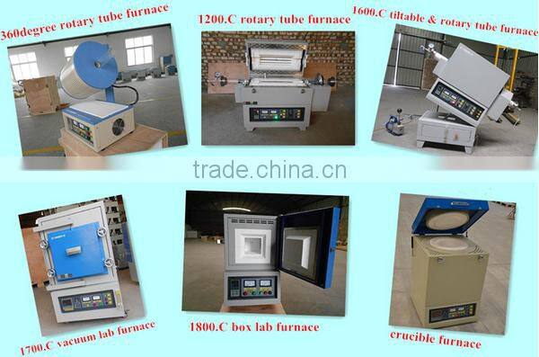 1600C electric lab box muffle furnace 200x200x200mm price with CE certificate