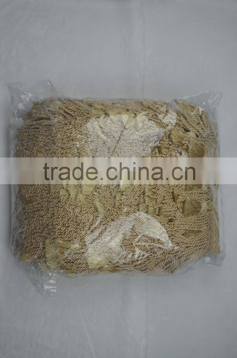 high quality rayon bullion fringe for curtain decorations