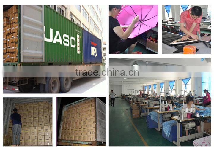 original 21 inch*8K 3 folding automatic telescopic advertising umbrella series