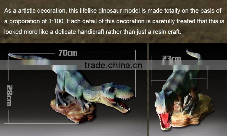 wholesale mini dinosaur wood craft dinosaur statue for sale