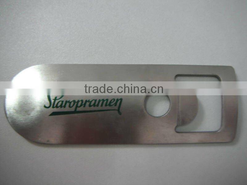 stainless steel wine corkscrew, flat bottle opener