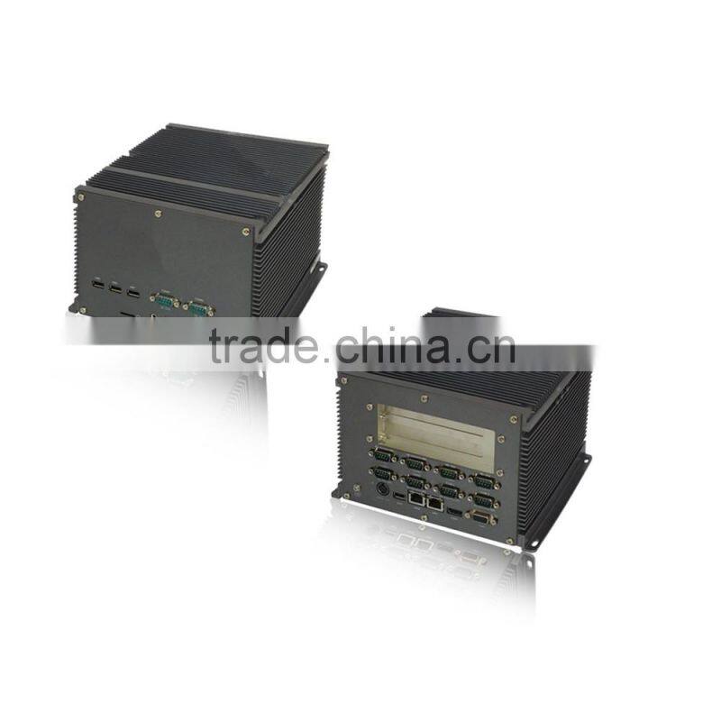 Intel D525 CPU Atom dual-core 1.8G 2G DDR3 1*VGA 2LAN 4*USB 10*COM 2*PCI( PCI-E) embedded pc manufacture