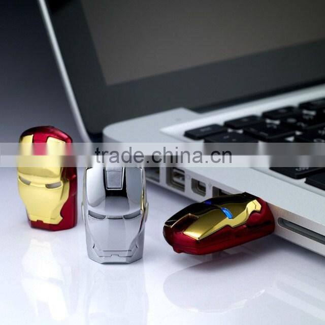 Real capacity usb 2.0 4GB Iron Man Mask pendrive