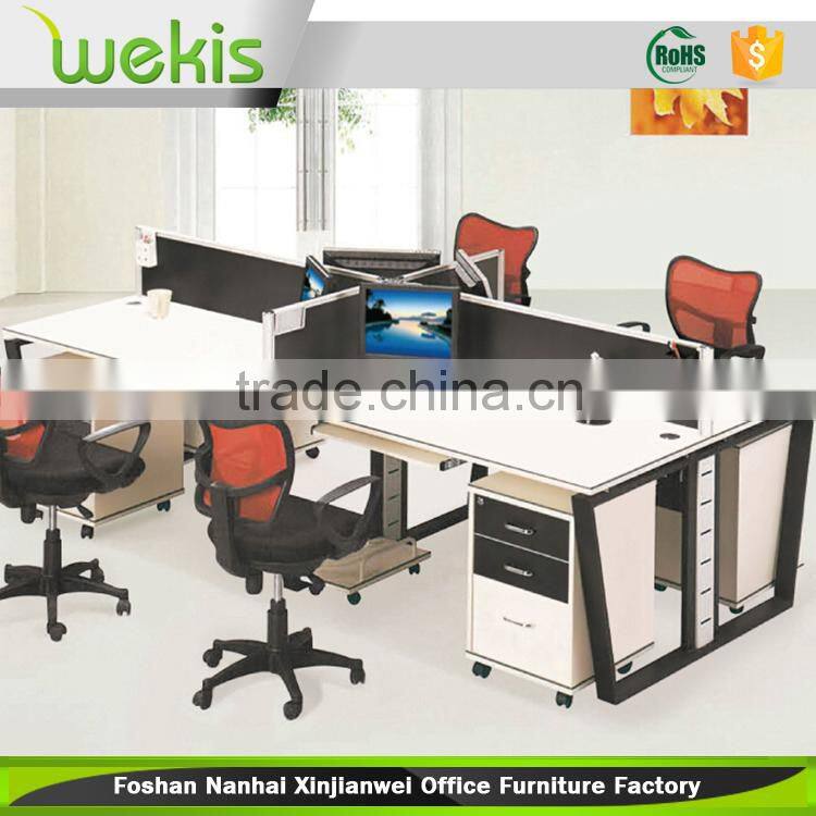 4 person office furniture workstation 4 seater office partition