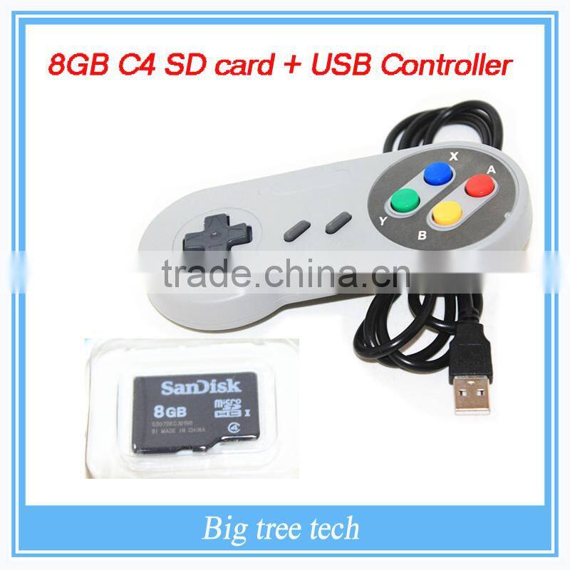 8GB C4 SD card Preinstalled RetroPie Raspberry Pi 2 + USB Controller
