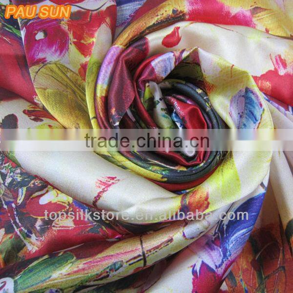 personalized large square silk scarf