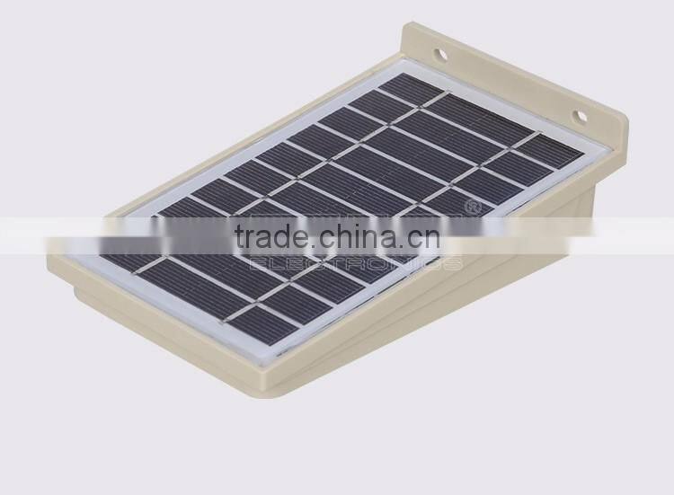 1W High lumen high quality integrated solar power outdoor led wall light