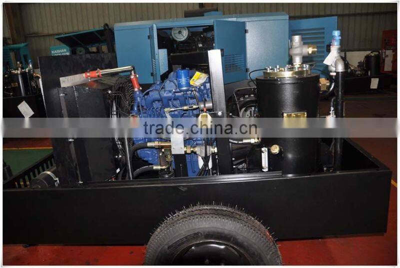 KAISHAN BRAND LGCY19.5/19 Diesel Engine Screw Air Compressor For Sand Blasting