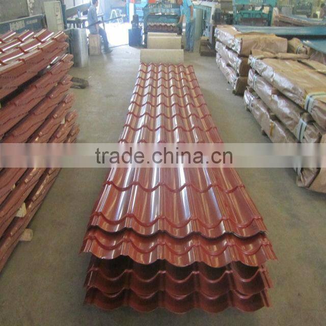PPGI GI Galvanized color coated ppgi corrugated sheet roofing steel sheet