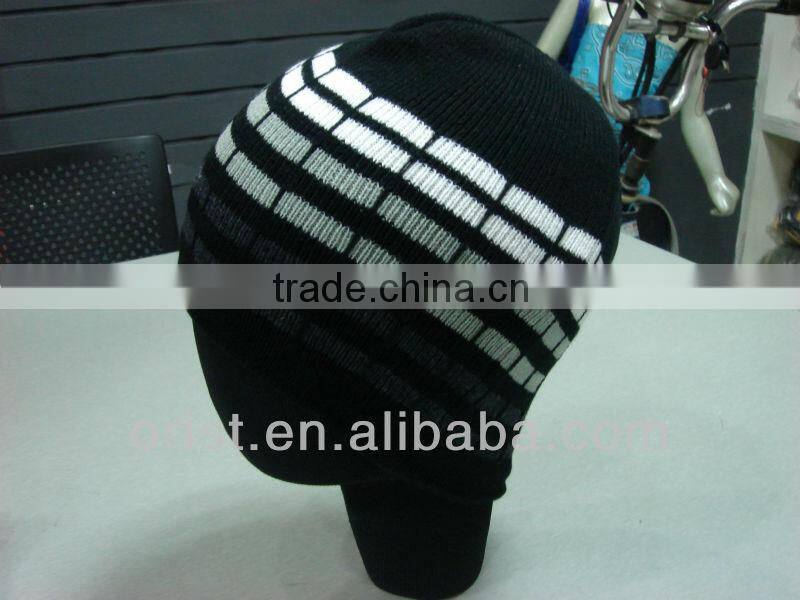 100% acrylic beanie
