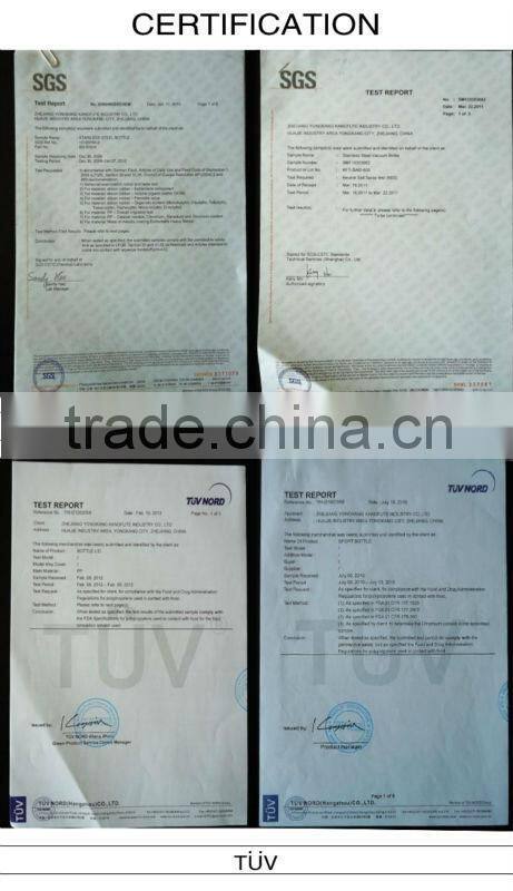 colorful stainless steel vacuum sports water bottle keep hot and cold