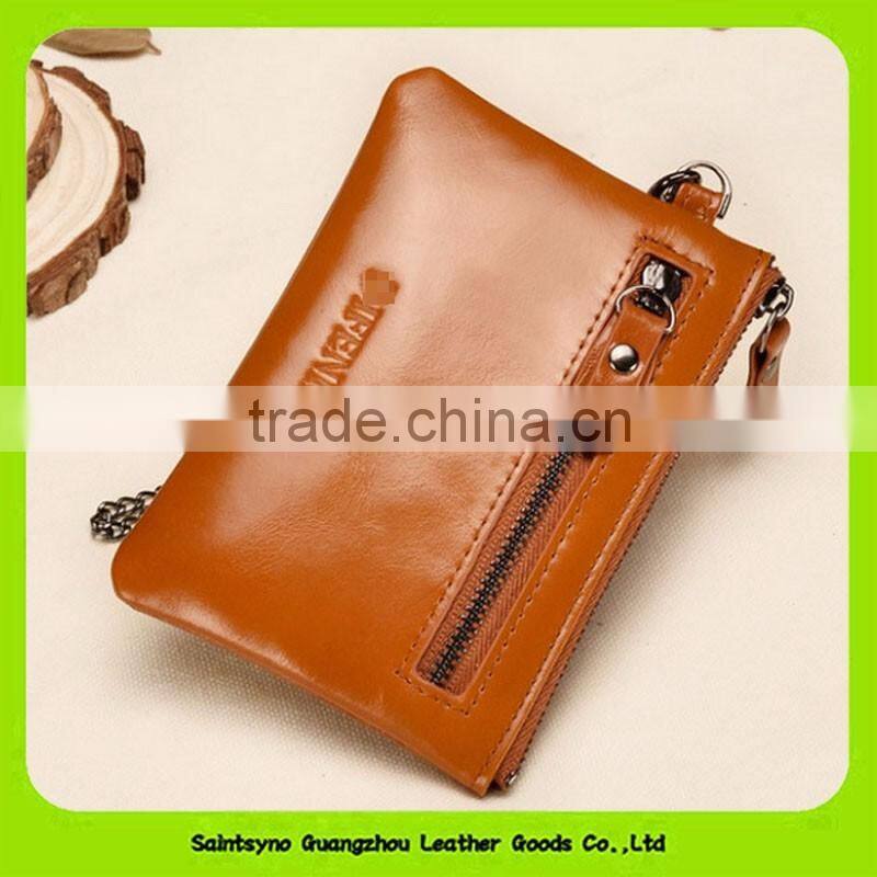 16123 High quality handmade real Leather coin purse