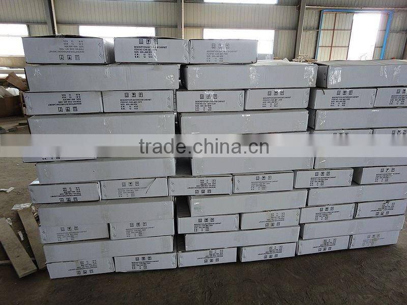 Hot Sale ceramic washing basin PVC bathroom cabinets(TB-8023))