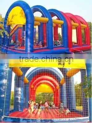 full cover inflatable volleyball court