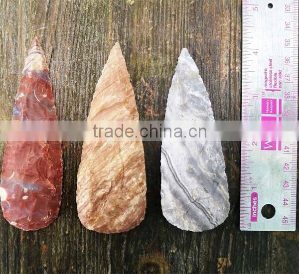 4" clovish Arrowheads Spearpoints | Arrowheads for sale | Agate Arrowheads From India