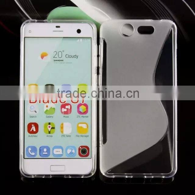 Mobile accessories ultra thin TPU Gel S Line Cell phone case cover for ZTE Blade S7 china price