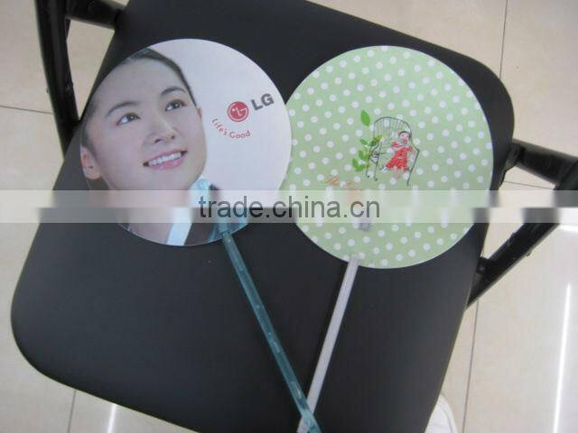 supply 2015 making plastic hand promotion fan