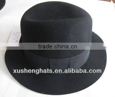 100% new design fedora hat with feather for men