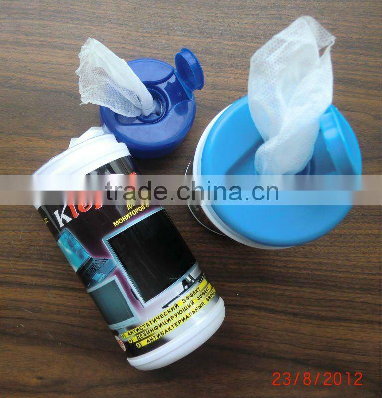 computer screen lens cleaner, wet wipe, household tissue, CE certification