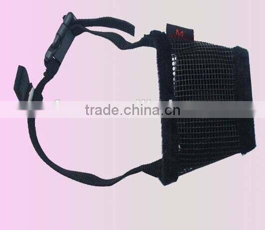 Wholesale mesh dog muzzle , adjustable pet muzzle , dog nylon muzzle