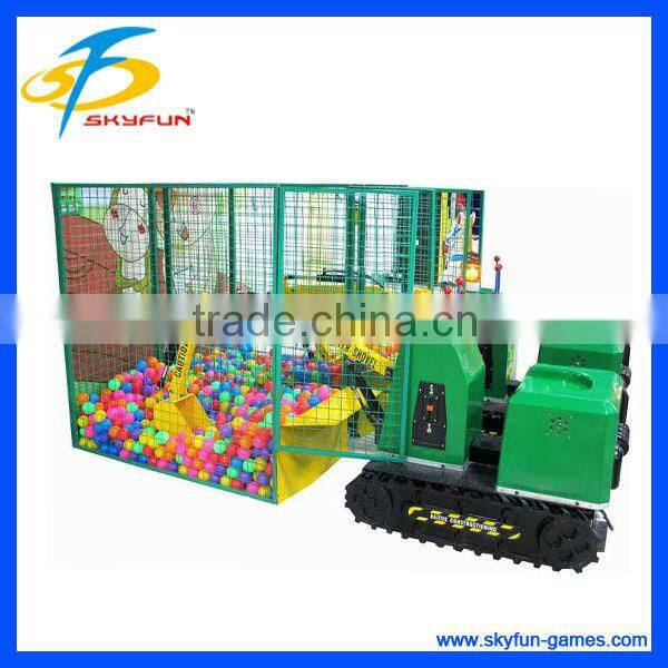 Christmas promotion amusement ride cheap mini excavator for kids
