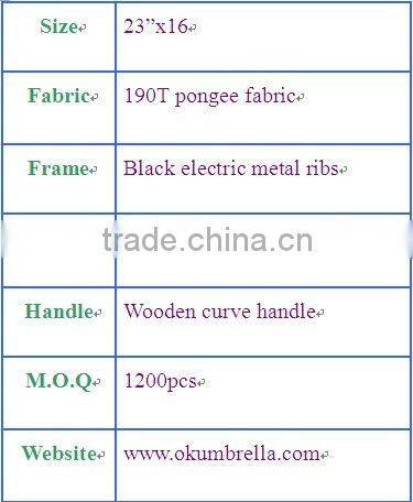 pagoda shape straight umbrella