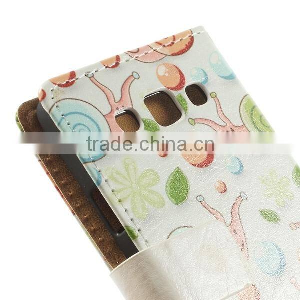 Wholesale price case for samsung galaxy a3 with sublimation leather