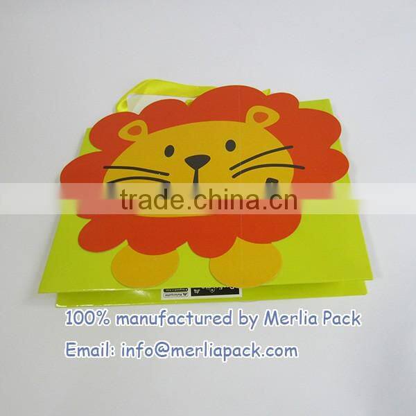 High Quality Cartoon Paper Bag Gift Wrap Bag for Children Christmas Thanksgiving Bags