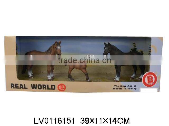 Hot-selling rubber zebra toy, zoo animal model,animal set toy