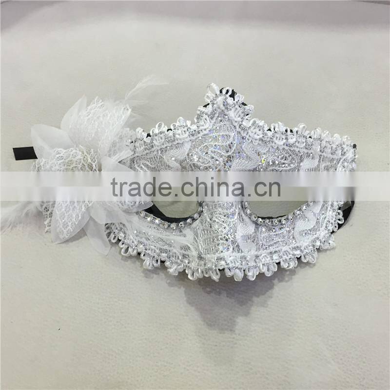 Fashion party mask, venetian mask, halloween mask with flower