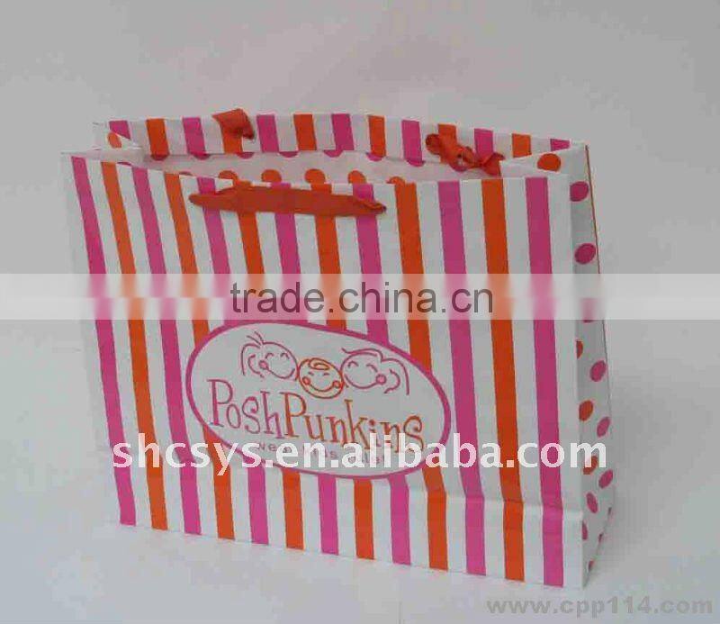 fashion eco-friendly paper carrier bags