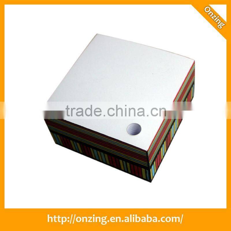 2015 Onzing paper block note memo cube with pen holder