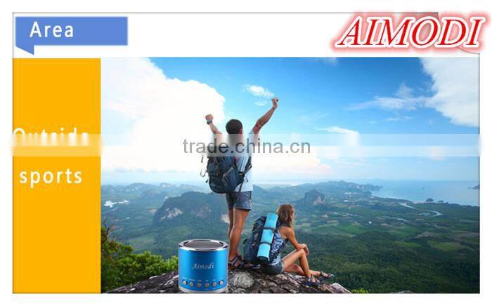 Cylindrical portable mini speaker, Moblie mini speaker support FM function with induction function MN-02