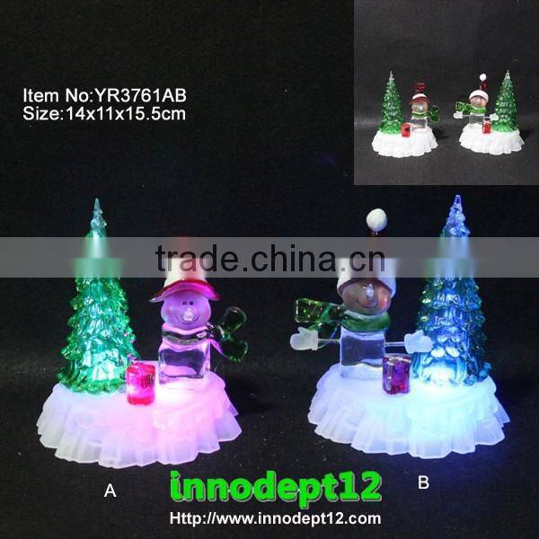 Luminous Crystal Christmas Tree Acrylic Christmas tree LED Colorful Christmas Tree Christmas