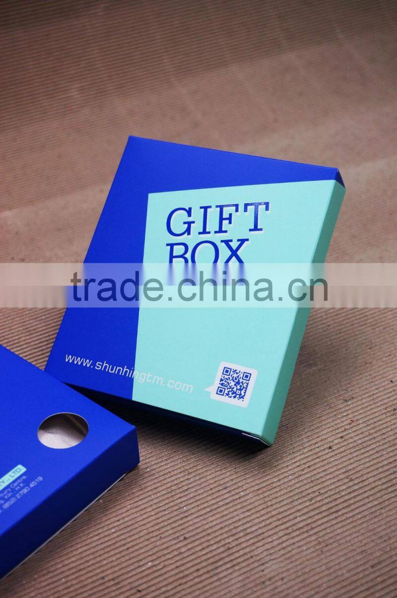 Colour Patterns uncoated board embossed Gift boxes