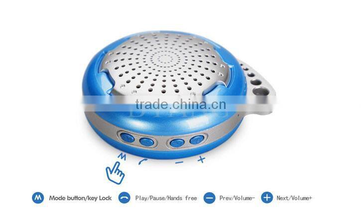 Wireless Portable Mini Bluetooth Speaker With Hook pink blue black red color