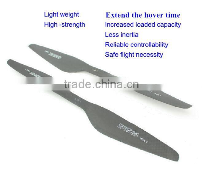 2pcs/pair 29inch Carbon Fiber + paulownia wood Propeller (1x CW, 1x CCW) for RC Quadcopter Multicopter