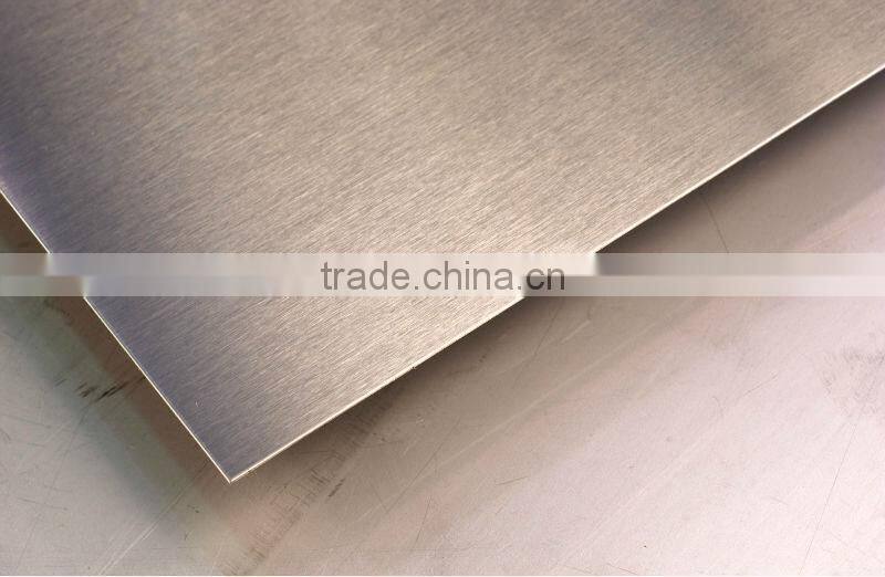 2016 wholesale AISI304 stainless steel sheet No.4 finish made in china