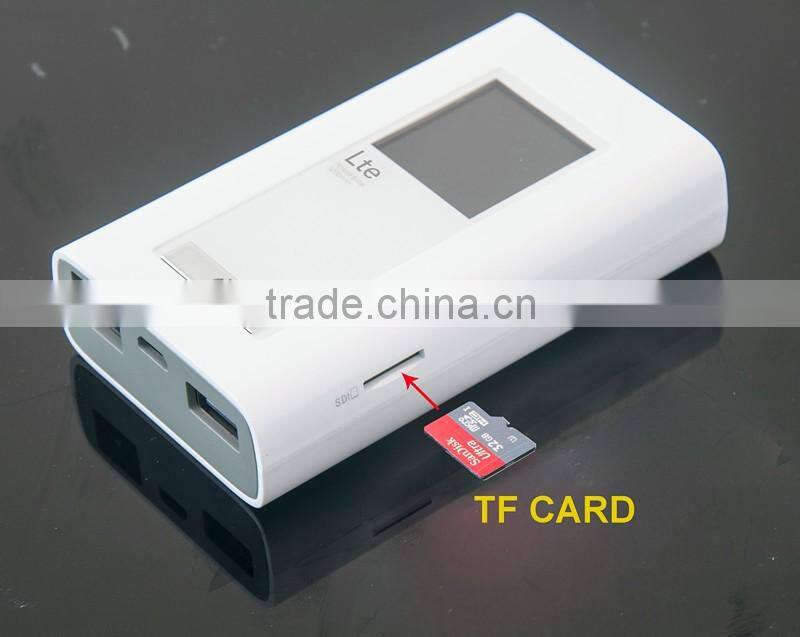 Built-in 5200mAH Li-battery 4G LTE wireless wifi sim card router