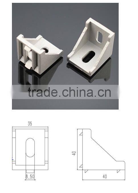 T-slot industry aluminum extrusion connector