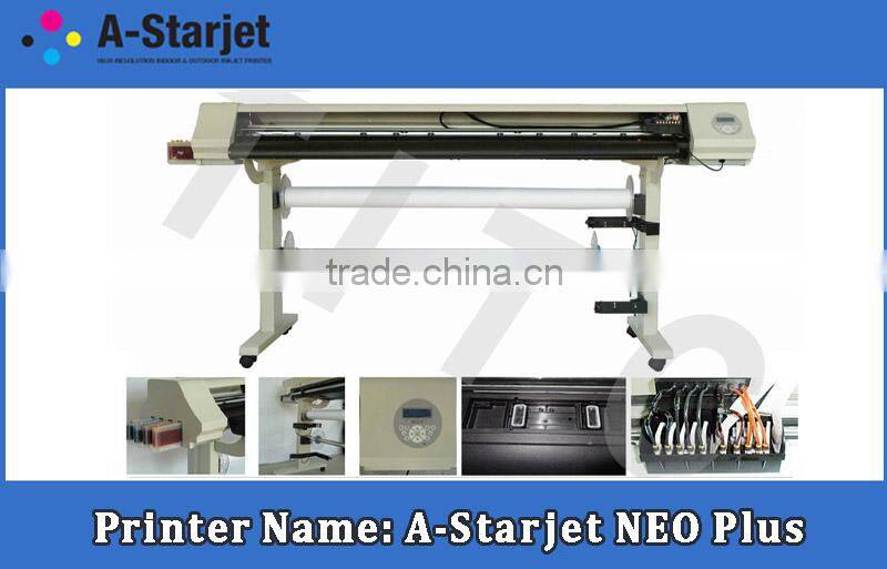 A-starjet NEO Plus , 1.52M, Eco-solvent, Water-base, DX5.5 Printhead, Large Format Inkjet Printer