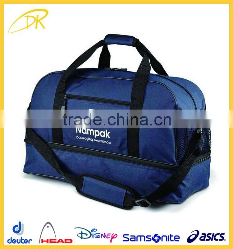 High quality Maine double-decker bag, with shoe compartment
